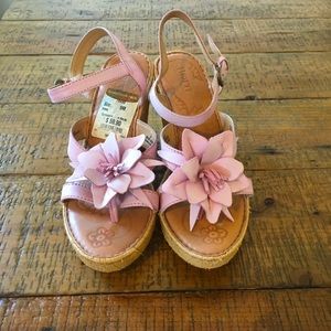 Pink Flower Wedge- Born